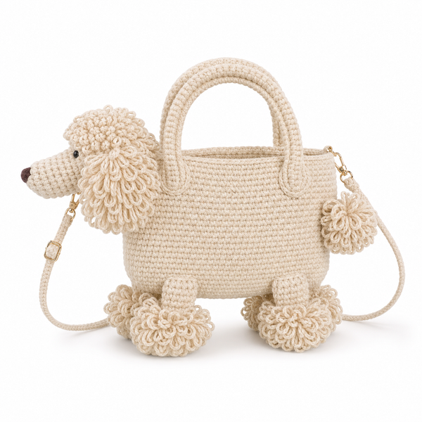 The Cream Poodle Bag