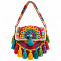 The Festival Peacock Tassel Bag main view
