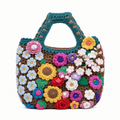 The Midnight Garden Floral Tote main view