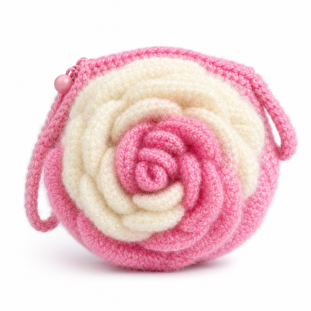 The Pink Rose Mini Pouch main view