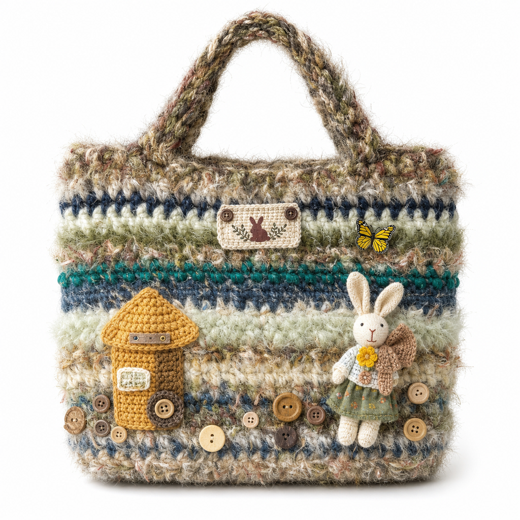 The Woodland Bunny Tote main view