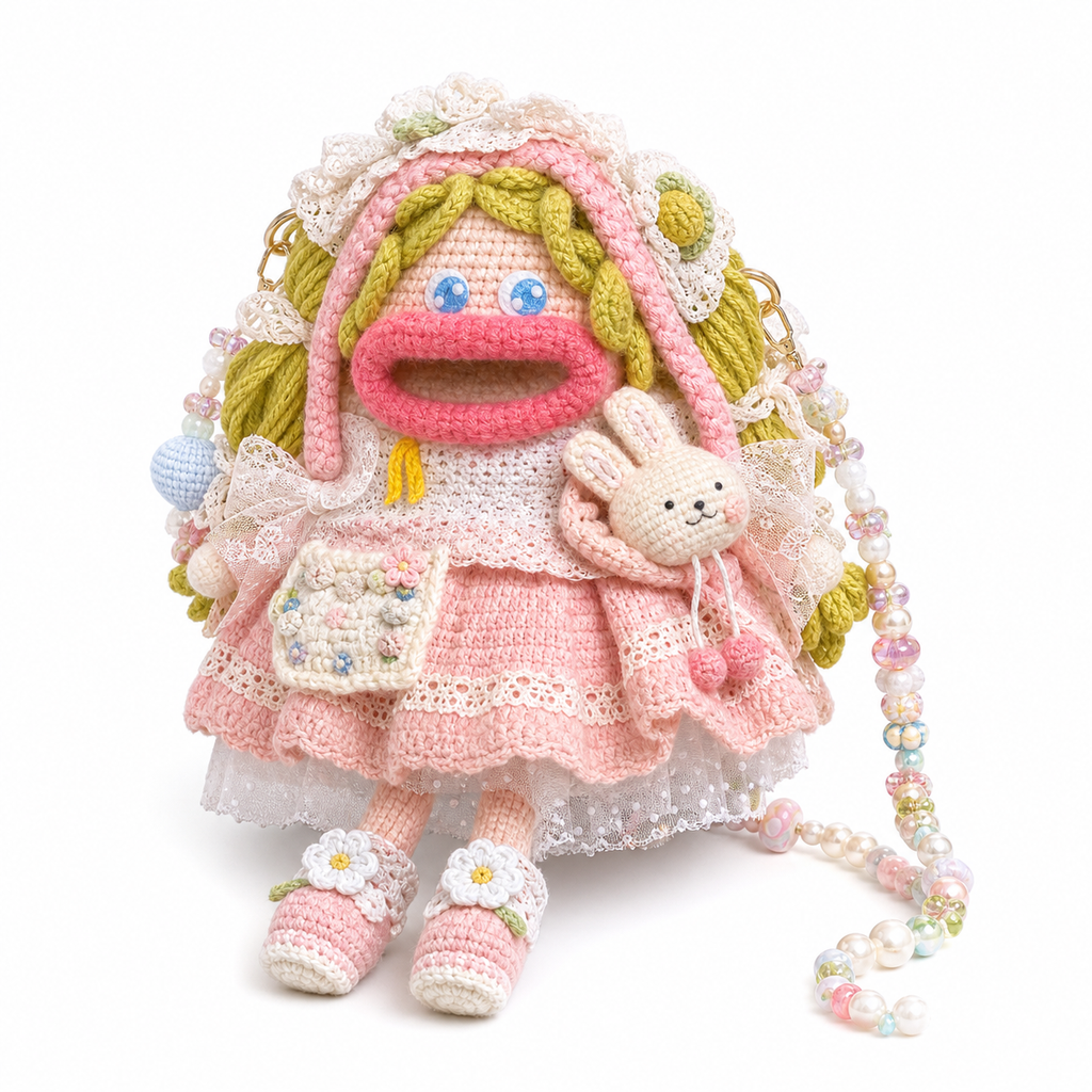 The Pink Doll Crossbody detail view