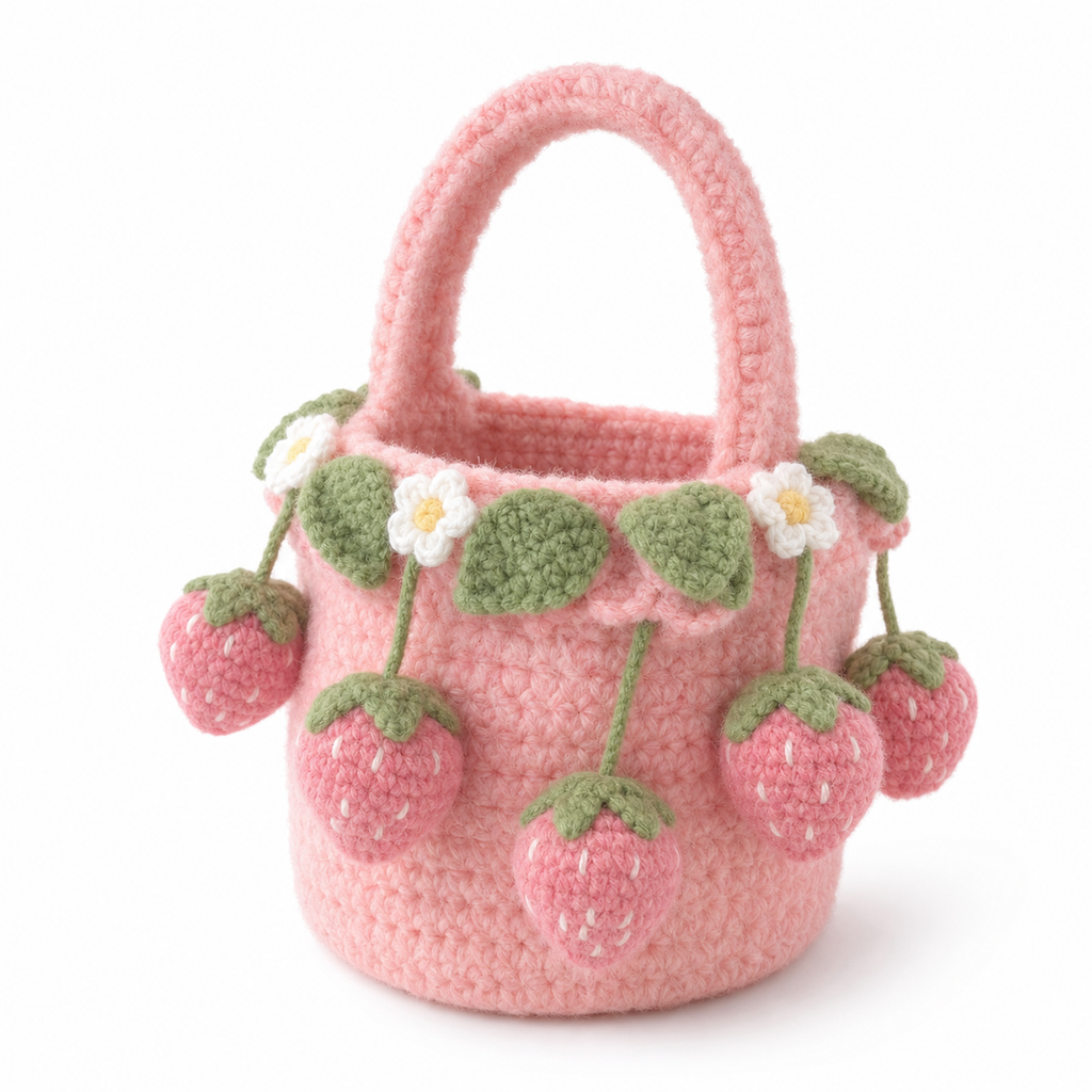 The Strawberry Basket Bag detail view