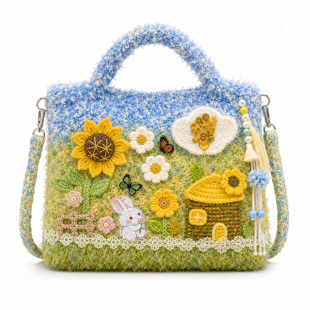 The Sunflower Meadow Satchel main view