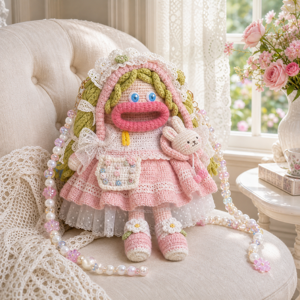 The Pink Doll Crossbody detail view