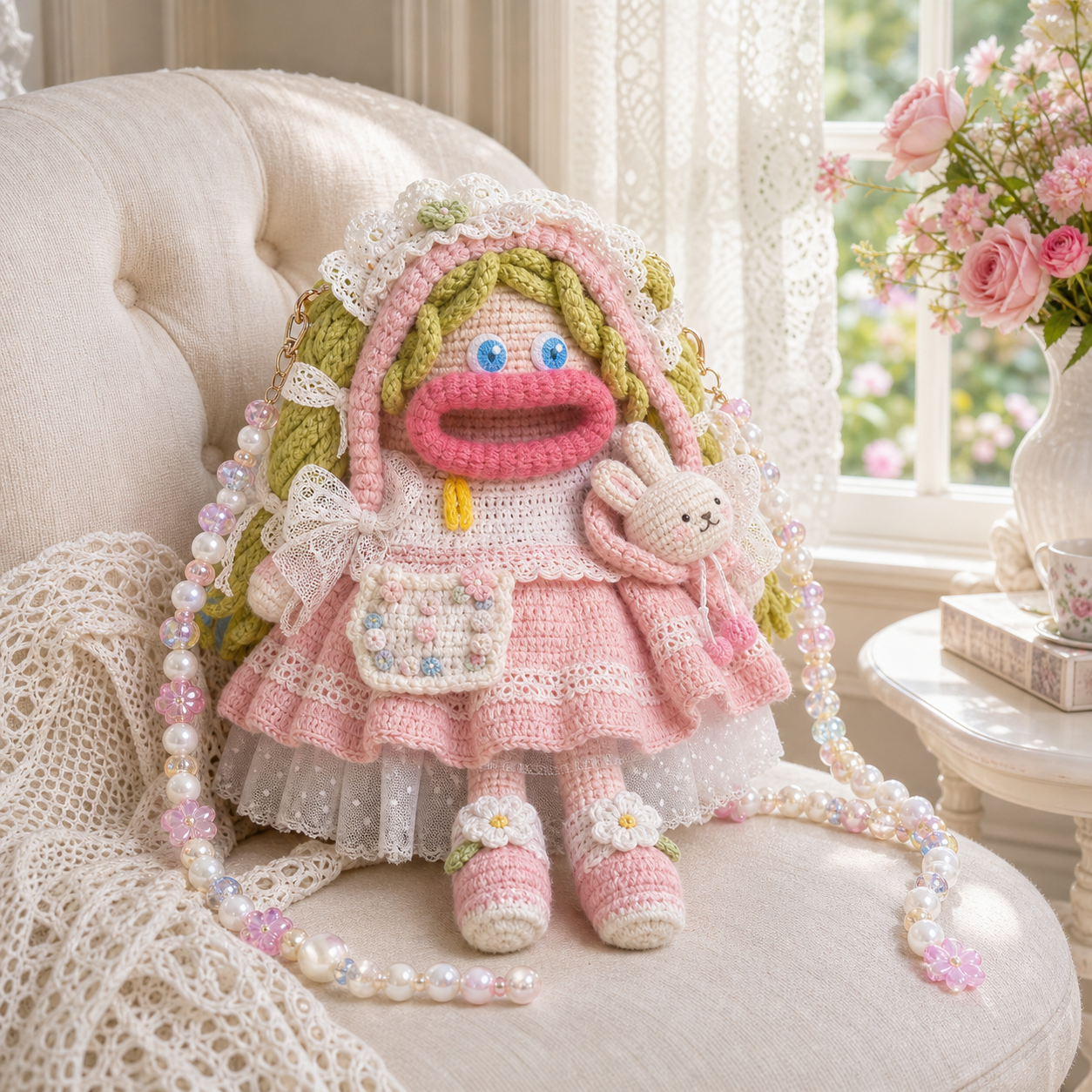 The Pink Doll Crossbody detail view