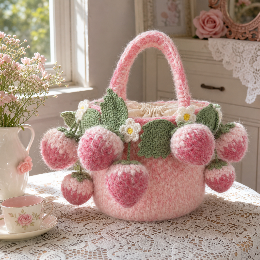 The Strawberry Basket Bag detail view