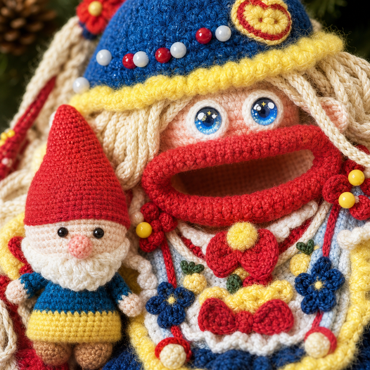 The Holiday Doll Crossbody detail view