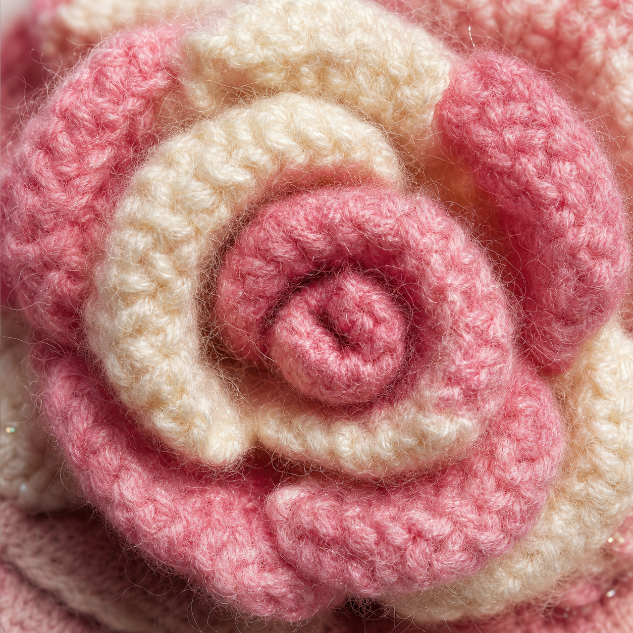 The Pink Rose Mini Pouch detail view